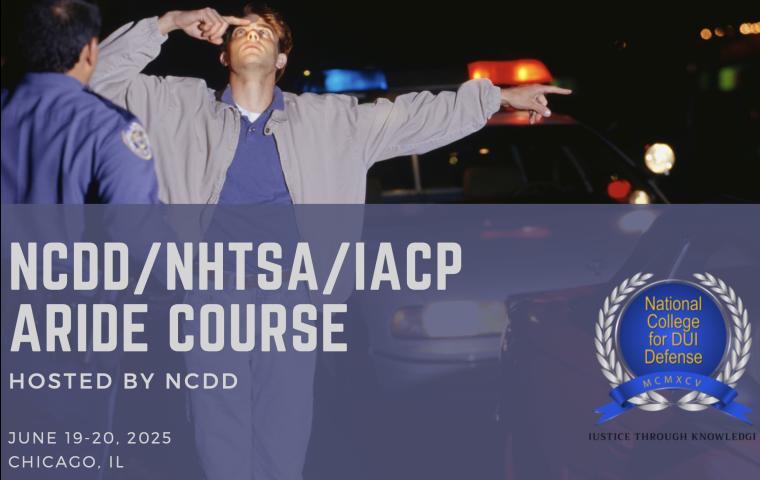 2025 NHTSA A.R.I.D.E Course